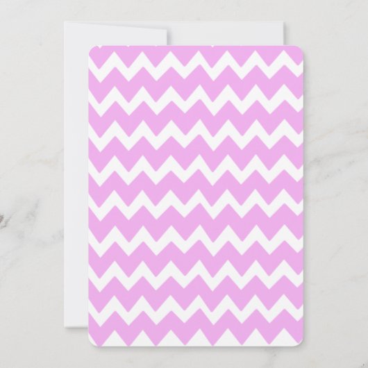 フクロウテーマベビーシャワー 招待状 (裏面)