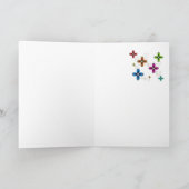 フクロウデイジーグリーティングカード カード (内部)