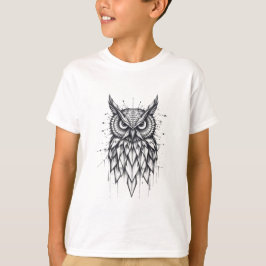 フクロウデザインtシャツ3 tシャツ