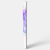 フクロウトーテムドリームキャッチャーフローラ羽紫色の濃淡 SAMSUNG GALAXYケース (裏面横)