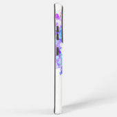 フクロウトーテムドリームキャッチャーフローラ羽紫色の濃淡 SAMSUNG GALAXYケース (右側面)