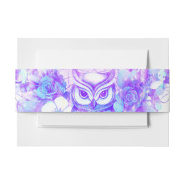 フクロウトーテムドリームキャッチャーフローラ羽紫 招待状ベリーバンド