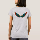 フクロウドリームキャッチャー Tシャツ (裏面)