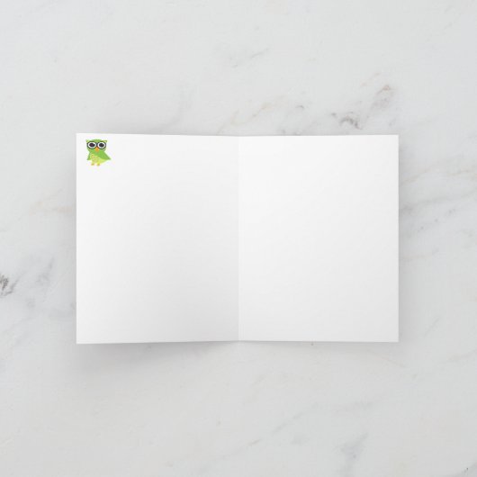 フクロウノテカード カード (内部)