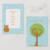 フクロウハート 名刺 (正面/裏面)