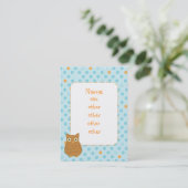 フクロウハート 名刺 (スタンド正面)