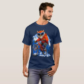 フクロウバイクTシャツ Tシャツ (正面フル)