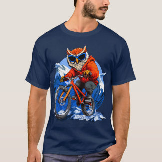フクロウバイクTシャツ Tシャツ