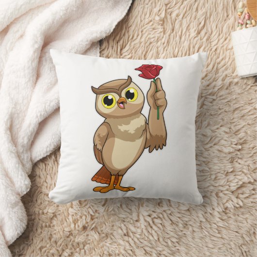 フクロウバラ クッション (ブランケット)