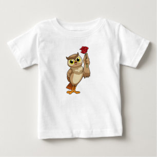 フクロウバラ ベビーTシャツ