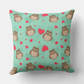フクロウバレンタインデー クッション (裏面)