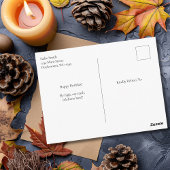 フクロウパイロット飛行機面白い写真誕生日 ポストカード