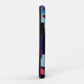 フクロウパターン背景 Case-Mate iPhoneケース (裏面/右)
