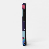 フクロウパターン背景 Case-Mate iPhoneケース (裏面/左)