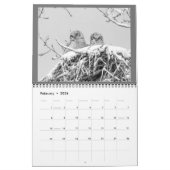 フクロウパーソナライズされたカレンダー カレンダー (2月 2026)