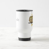 フクロウパーソナライズされたタンブラー トラベルマグ (中央)