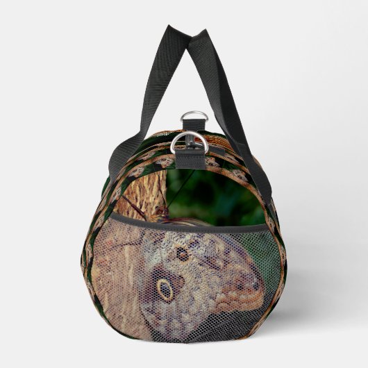 フクロウパーソナライズされたチョウ ダッフルバッグ (右)