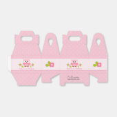 フクロウパーティーフライトゲーブルボックス(ピンクガール誕生日) フェイバーボックス (折り畳みなし)