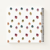 フクロウパーティー – パターン ノートブック (裏面)