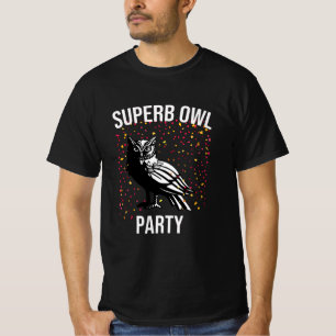 フクロウパーティー Tシャツ
