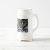 フクロウビールステイン ビールジョッキ (正面右)