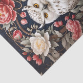 フクロウピンク牡丹の花 薄葉紙 (詳細)