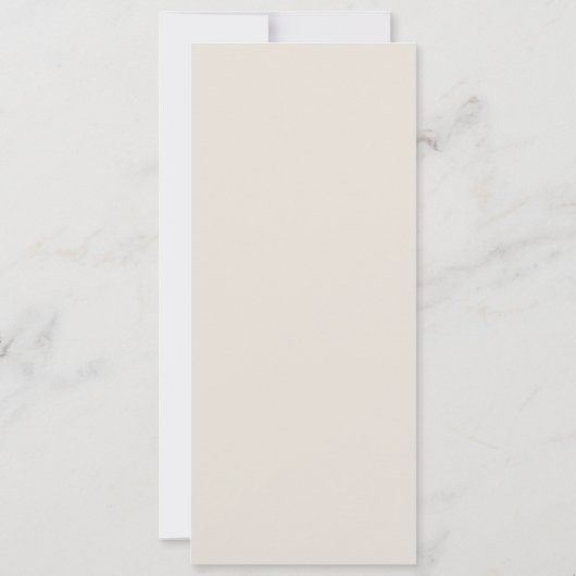 フクロウファミリーソノグラム写真ベビーシャワー招待状 招待状 (裏面)