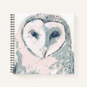 フクロウファンキーポートレート ノートブック (正面)