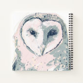 フクロウファンキーポートレート ノートブック (裏面)