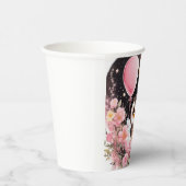 フクロウファースト誕生日紙カップ 紙コップ (右)