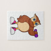 フクロウフィットネスダンベル ジグソーパズル (横)