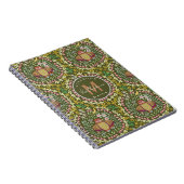 フクロウフォークグリーン ノートブック (右側)