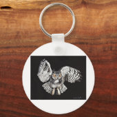 フクロウフクロウ キーホルダー (正面)