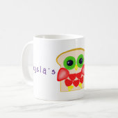 フクロウフルーツブレッドブレックファースト コーヒーマグカップ (正面左)