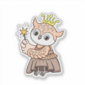 フクロウプリンセス シール (正面)