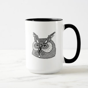 フクロウヘッドZendoodle マグカップ