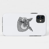 フクロウヘッドZendoodle Case-Mate iPhoneケース (裏面(横))