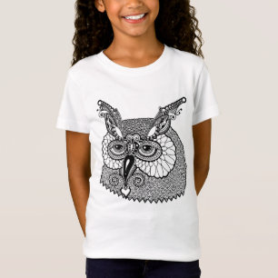 フクロウヘッドZendoodle Tシャツ