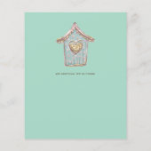 フクロウベビーありがとうギフトラベルは男の子を好む (裏面)