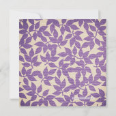 フクロウベビー誕生のお知らせ 案内状 (裏面)