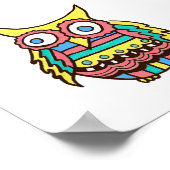 フクロウポスター ポスター (角)