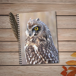 フクロウポートレート ノートブック