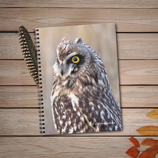 フクロウポートレート ノートブック