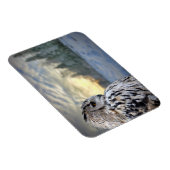 フクロウポートレート マグネット (右側)