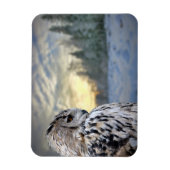 フクロウポートレート マグネット (縦)