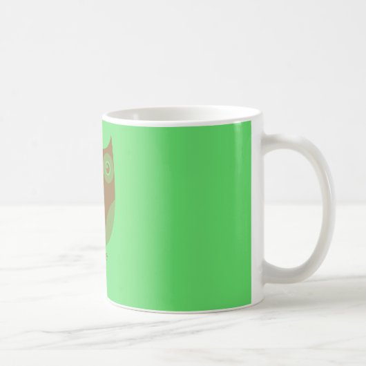 フクロウマグカップ コーヒーマグカップ (右)