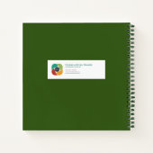 フクロウモザイクスパイラルジャーナル ノートブック (裏面)