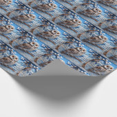 フクロウラッピング紙 ラッピングペーパー (角)