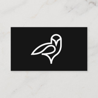 フクロウロゴ名刺 名刺