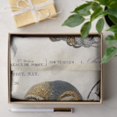 フクロウヴィンテージフランスのの消印の解除 薄葉紙 (ギフト)